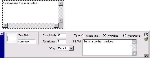 Multi line Text Fields